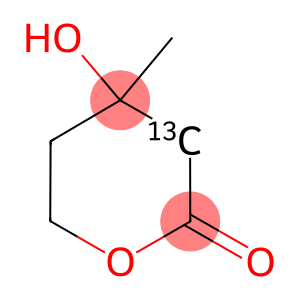 tetrahydro-4-hydroxy-4-methyl-2H-pyran-2-one-13C