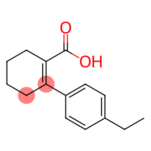 1-Cyclohexene-1-carboxylicacid,2-(4-ethylphenyl)-(9CI)