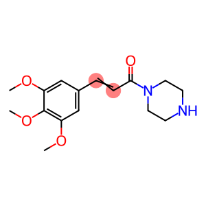 2-Propen-1-one, 1-(1-piperazinyl)-3-(3,4,5-trimethoxyphenyl)-