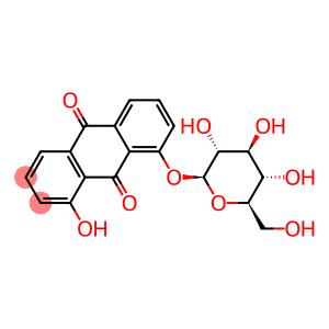 1-(β-D-Glucopyranosyloxy)-8-hydroxy-9,10-anthracenedione