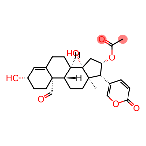 Bufa-4,20,22-trienolide, 16-(acetyloxy)-3,14-dihydroxy-19-oxo-, (3β,16β)- (9CI)