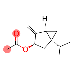 Bicyclo(3.1.0)hexan-3-ol, 4-methylene-1-(1-methylethyl)-, acetate, (1alpha,3beta,5alpha)-