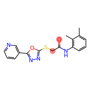 N-(2,3-dimethylphenyl)-2-((5-(pyridin-3-yl)-1,3,4-oxadiazol-2-yl)thio)acetamide