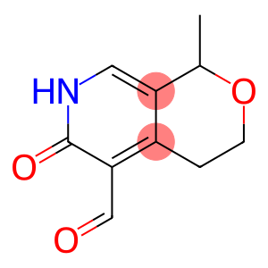 1-methyl-6-oxo-1,3,4,7-tetrahydropyrano[3,4-c]pyridine-5-carbaldehyde