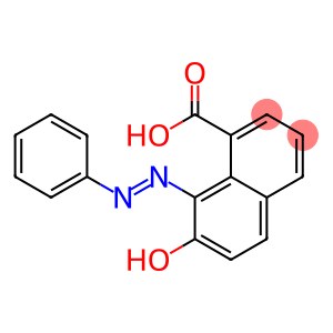 1-Naphthalenecarboxylicacid, 7-hydroxy-8-(2-phenyldiazenyl)-