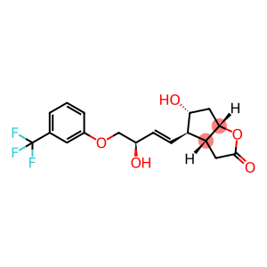 (+)-(3AR,4R,5R,6AS)-六氢-5-羟基-4-[(1E,3R)-3-羟基-4-(3-三氟甲基)苯氧基-1-丁烯基]-2H-环戊并[B]呋喃-2-酮