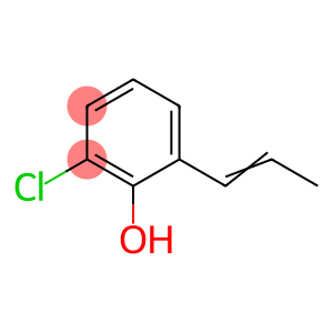 Phenol,  2-chloro-6-(1-propenyl)-  (9CI)