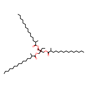 Pentadecanoic acid, 2-methyl-, 2-ethyl-2-[[(2-methyl-1-oxopentadecyl)oxy]methyl]-1,3-propanediyl ester