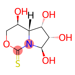 1H-Pyrrolo[1,2-c][1,3]oxazine-1-thione, hexahydro-4,5,6,7-tetrahydroxy-, (4S,4aR,5S,6S,7R)- (9CI)