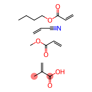 2-甲基-2-丙烯酸、2-丙烯酸丁酯、2-丙烯酸甲酯和2-丙烯腈的聚合物钠盐