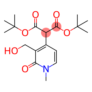 1,3-Bis(1,1-dimethylethyl) 2-[1,2-dihydro-3-(hydroxymethyl)-1-methyl-2-oxo-4-pyridinyl]propanedioate