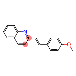 Quinoline,2-[2-(4-methoxyphenyl)ethenyl]-