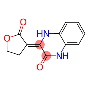 1,2,3,4-Tetrahydro-3-(tetrahydro-2-oxo-3-furanylidene)-2-quinoxalinone