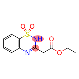 (1,1-dioxo-1,4-dihydrobenzo-[1,2,4]-thiadiazin-3-yl)-acetic acid ethyl ester