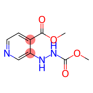 3-[2-(Methoxycarbonyl)hydrazino]-4-pyridinecarboxylic acid methyl ester