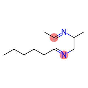 Pyrazine, 2,3-dihydro-2,6-dimethyl-5-pentyl- (9CI)