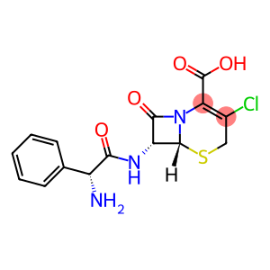 (6R,7R)-7-[[(2S)-2-amino-1-oxo-2-phenylethyl]amino]-3-chloro-8-oxo-5-thia-1-azabicyclo[4.2.0]oct-2-ene-2-carboxylic acid