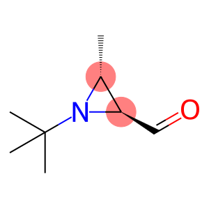 2-Aziridinecarboxaldehyde, 1-(1,1-dimethylethyl)-3-methyl-, trans- (9CI)