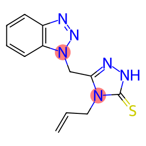 4-allyl-5-(1H-1,2,3-benzotriazol-1-ylmethyl)-2,4-dihydro-3H-1,2,4-triazole-3-thione