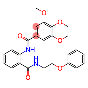 3,4,5-trimethoxy-N-(2-{[(2-phenoxyethyl)amino]carbonyl}phenyl)benzamide