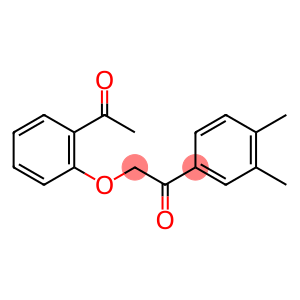 2-(2-acetylphenoxy)-1-(3,4-dimethylphenyl)ethanone