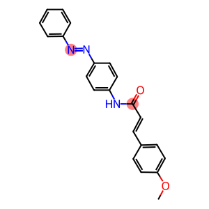 3-(4-methoxyphenyl)-N-[4-(phenyldiazenyl)phenyl]acrylamide