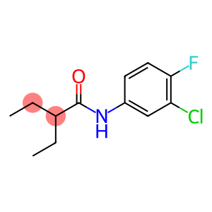 N-(3-chloro-4-fluorophenyl)-2-ethylbutanamide