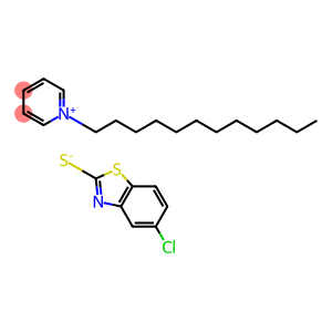 5-Chloro-2-mercaptobenzothiazole, lauryl pyridinium salt