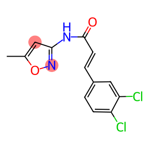 3-(3,4-dichlorophenyl)-N-(5-methyl-3-isoxazolyl)acrylamide