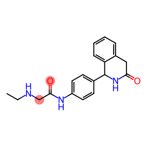 Acetamide, 2-(ethylamino)-N-[4-(1,2,3,4-tetrahydro-3-oxo-1-isoquinolinyl)phenyl]-