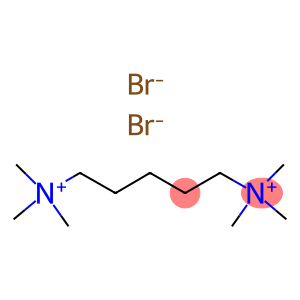 .alpha.,.Omega.-bis(trimethylammonium)pentane dibromide