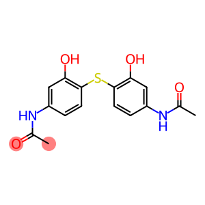 N-[4-(4-acetamido-2-hydroxy-phenyl)sulfanyl-3-hydroxy-phenyl]acetamide