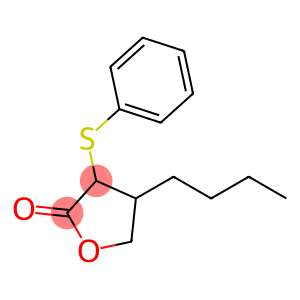 2(3H)-Furanone, 4-butyldihydro-3-(phenylthio)-