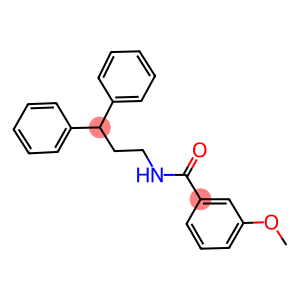 N-(3,3-diphenylpropyl)-3-methoxybenzamide