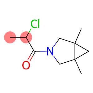 3-Azabicyclo[3.1.0]hexane, 3-(2-chloro-1-oxopropyl)-1,5-dimethyl- (9CI)