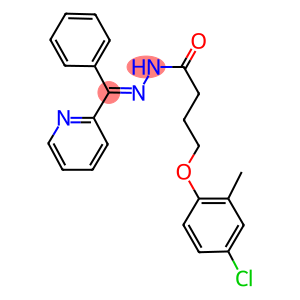 4-(4-chloro-2-methylphenoxy)-N'-[phenyl(2-pyridinyl)methylene]butanohydrazide