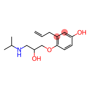 Phenol, 4-[2-hydroxy-3-[(1-methylethyl)amino]propoxy]-3-(2-propen-1-yl)-