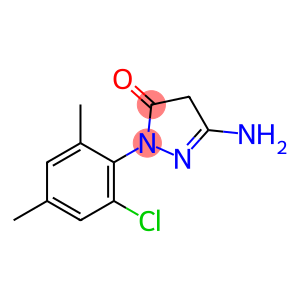 5-amino-2-(2-chloro-4,6-dimethylphenyl)-2,4-dihydro-3H-pyrazol-3-one