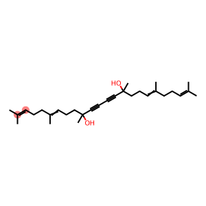 2,6,10,15,19,23-Hexamethyl-2,6,18,22-tetracosatetrene-11,13-diyne-10,15-diol