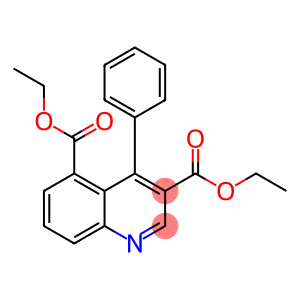 3,5-Quinolinedicarboxylic acid, 4-phenyl-, 3,5-diethyl ester