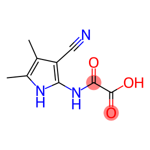 3-cyano-4,5-dimethyl-2-pyrroloxamic acid