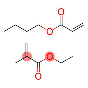 Polymer of butyl acrylate and ethyl methacrylate