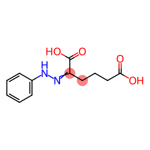 (2E)-2-(phenylhydrazinylidene)hexanedioic acid