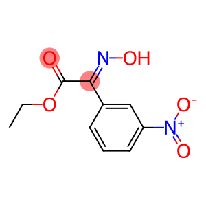 Benzeneacetic acid, α-(hydroxyimino)-3-nitro-, ethyl ester