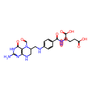 2-[4-[(2-amino-5-formyl-4-oxo-5,6,7,8-tetrahydro-1H-pteridin-6-yl)methylamino]benzoyl]aminopentanedioic acid