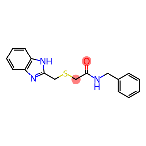 2-[(1H-benzimidazol-2-ylmethyl)sulfanyl]-N-benzylacetamide