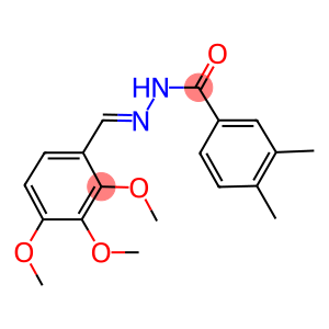 3,4-dimethyl-N'-(2,3,4-trimethoxybenzylidene)benzohydrazide