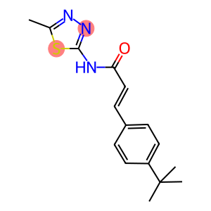 3-(4-tert-butylphenyl)-N-(5-methyl-1,3,4-thiadiazol-2-yl)acrylamide