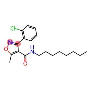 (3-(2-CHLOROPHENYL)-5-METHYLISOXAZOL-4-YL)-N-OCTYLFORMAMIDE