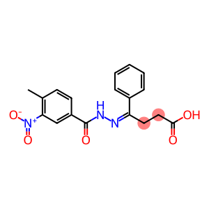 4-({3-nitro-4-methylbenzoyl}hydrazono)-4-phenylbutanoic acid